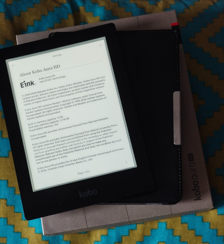 Kobo aura ereader - kobo, 6,8"