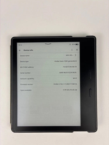 Amazon kindle oasis - kindle,
